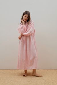 Suki Blouse Dress - Pink Disco 