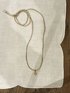 Golden Flower Charm necklace